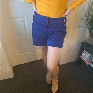 White House| Black Market Navy Blue Shorts